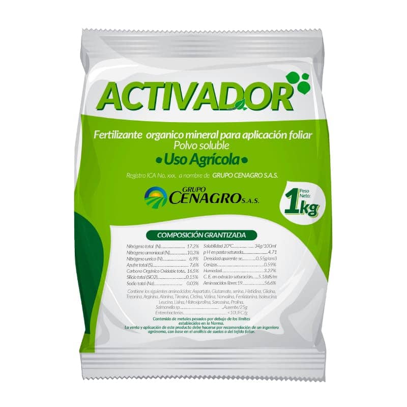 Activador 1 Kg - bioestimulante agrícola para estrés y enraizamiento
