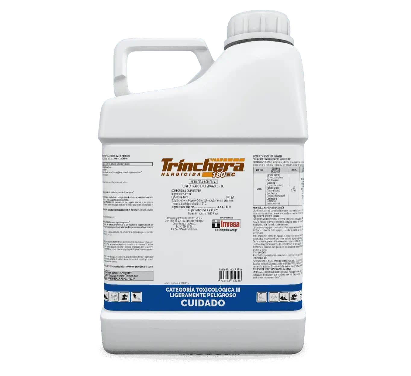 Herbicida Trinchera 180 Ec x 4 Lt