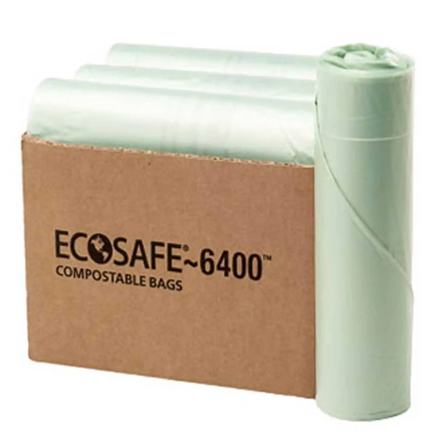 Bolsas Compostables EcoSafe capacidad 13 galones