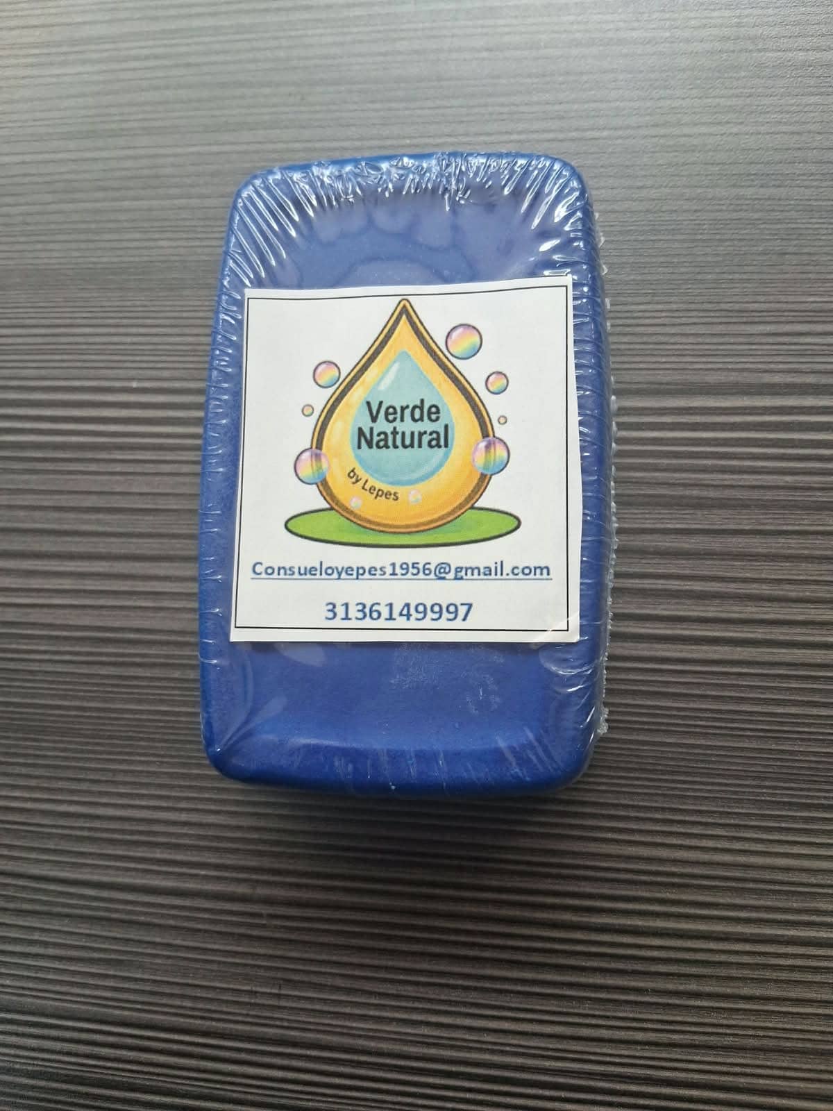 Jabón Azul en Barra