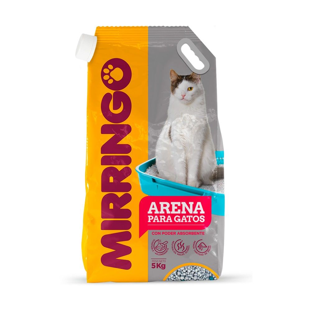 Arena para gatos x 5 kg - Mirringo