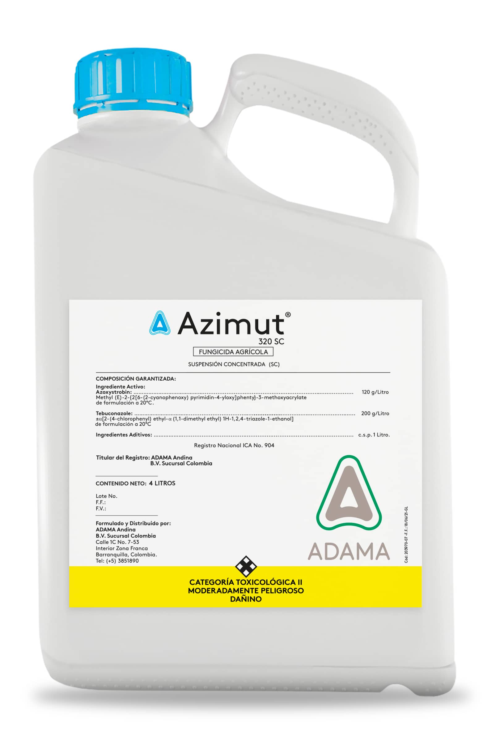 Fungicida Azimut 320SC x 4 Lt - Adama