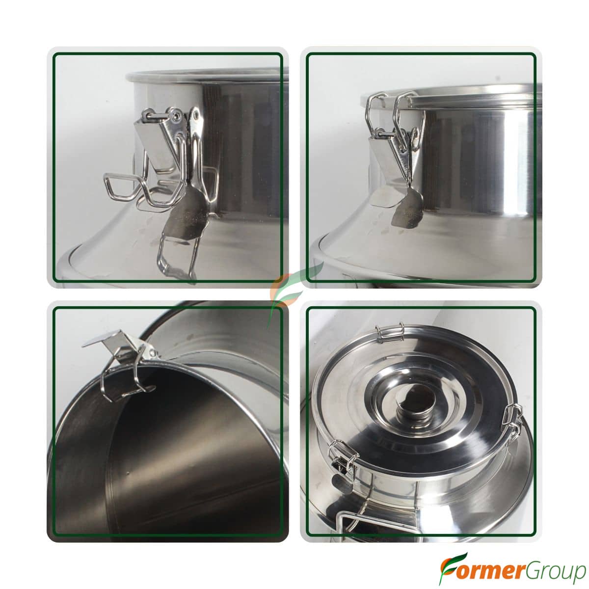 Caneca para Ordeño 40 Lts | Hermético y Grado Alimenticio