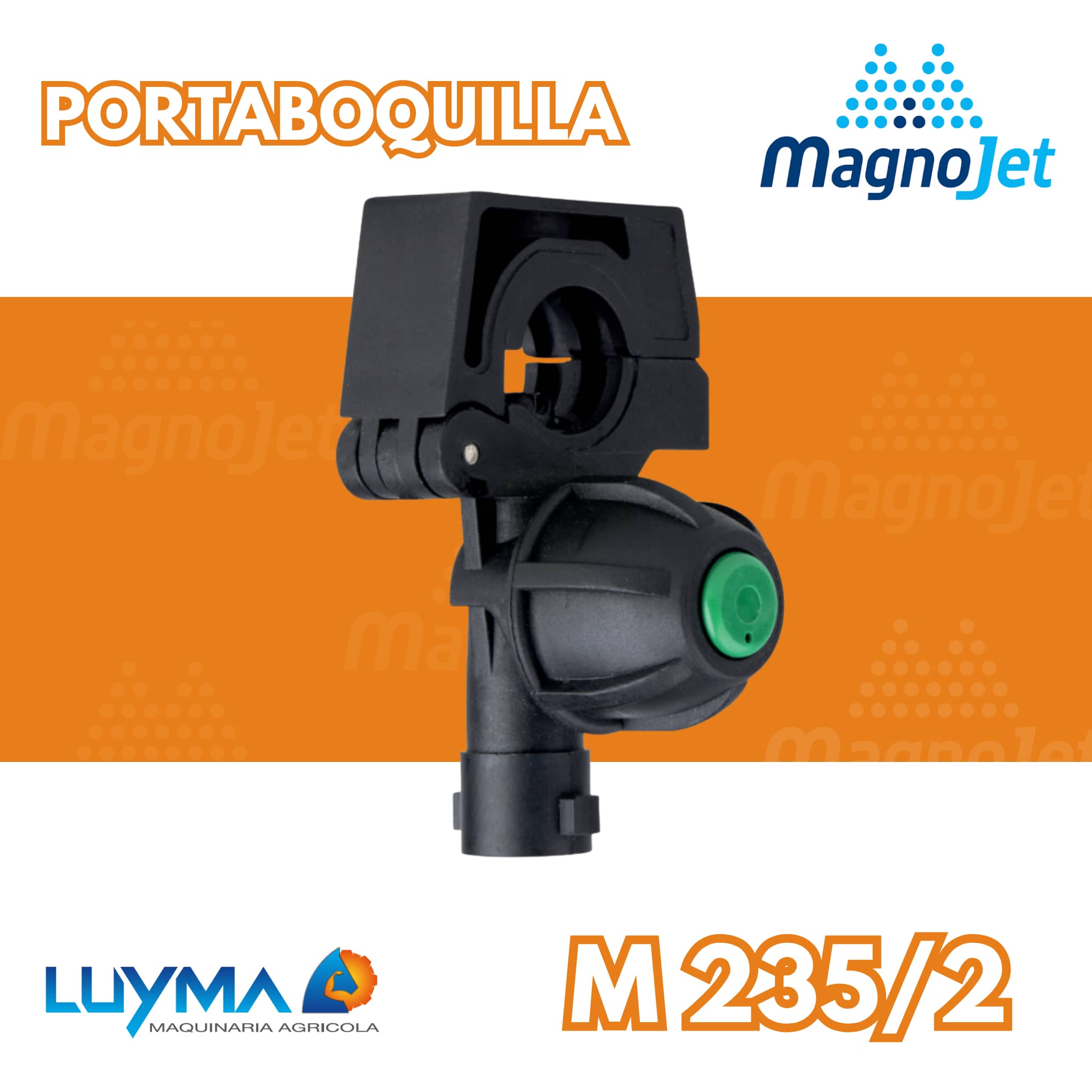 Portaboquilla Magnojet 25mm Antigoteo | Clamp