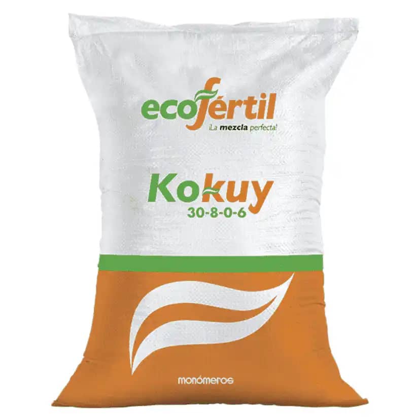 Fertilizante Kokuy 30-8-0-6 (Ca) x 50kg