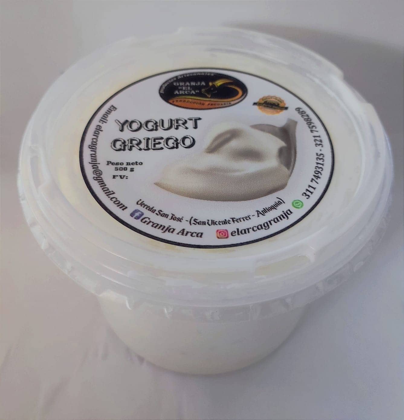 Yogurt Griego de la Granja  El Arca 