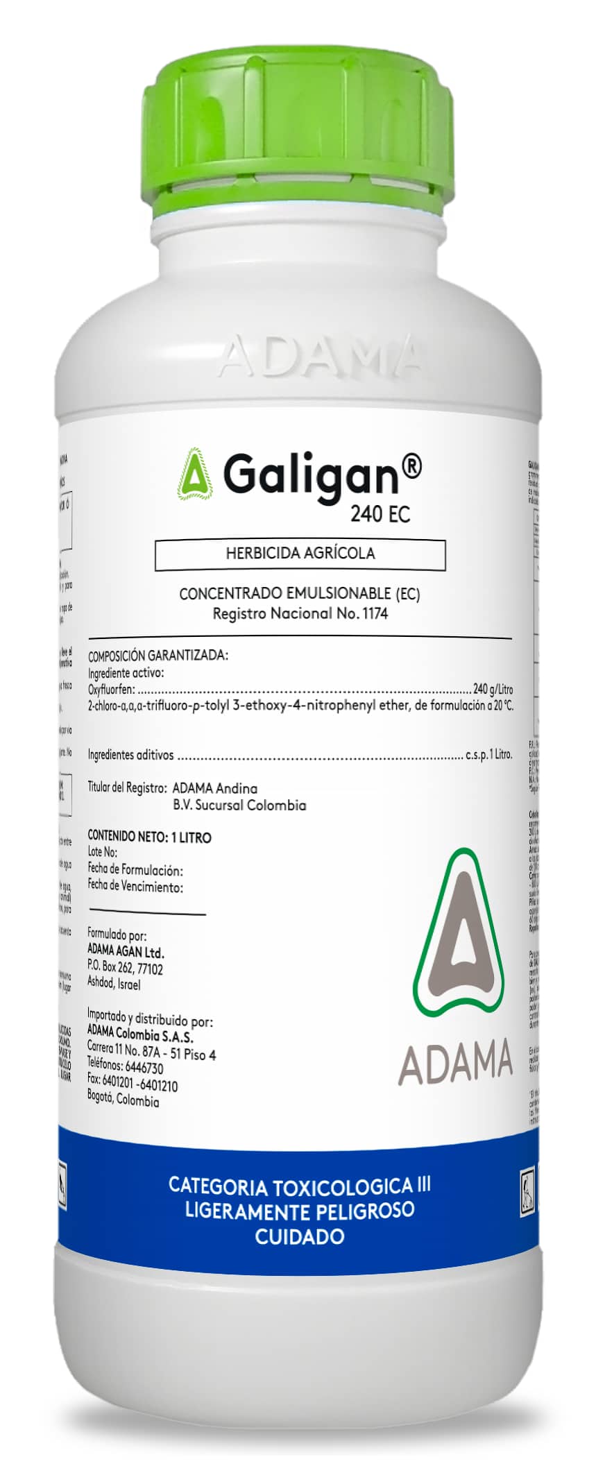 Herbicida Galigan® 240 EC x 1 Lt - Adama