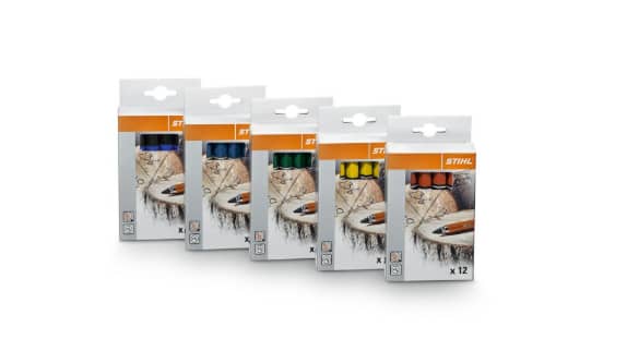 Tiza Marcación Forestal Azul STIHL - Alta Visibilidad