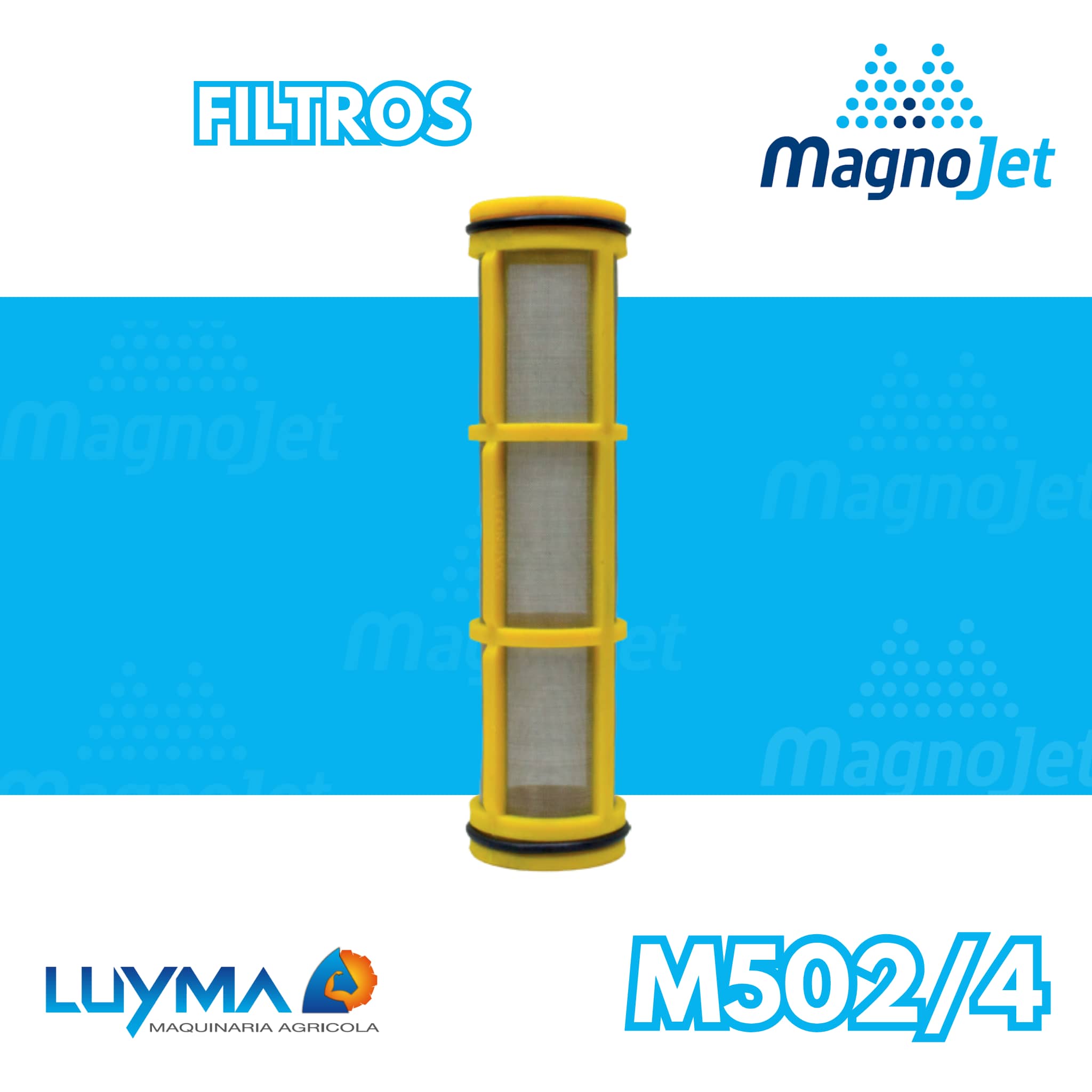 Elemento Filtrante Malla 80 Acero Magnojet M500 M701