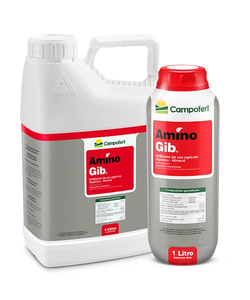Aminogib 1 L – Fertilizante líquido con aminoácidos para cultivos