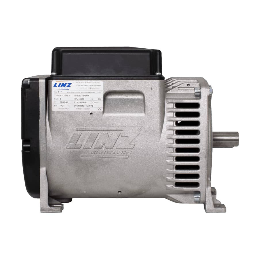 Alternador Linz 5.5KVA: capacidad energética superior