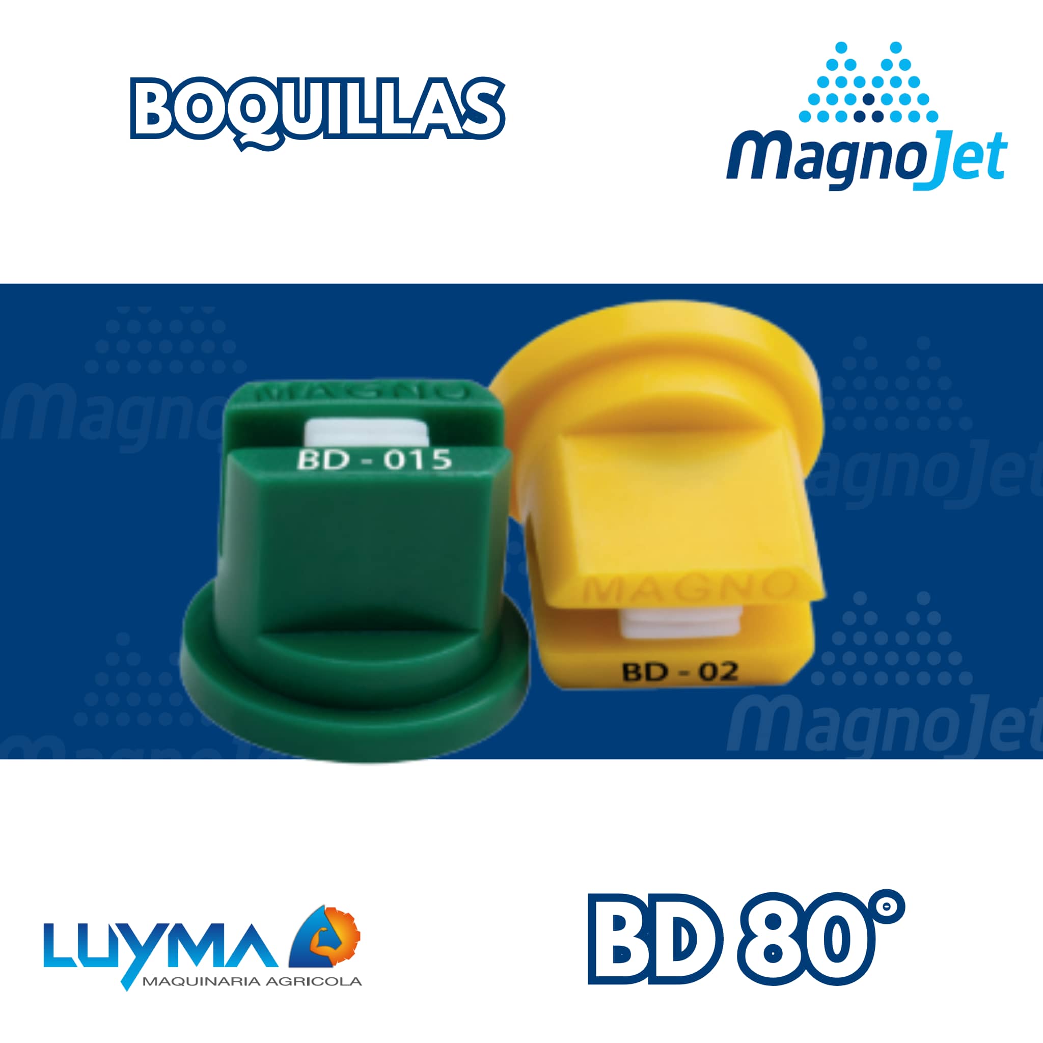 Boquilla Magnojet BD 80° Cerámica para Fumigadoras