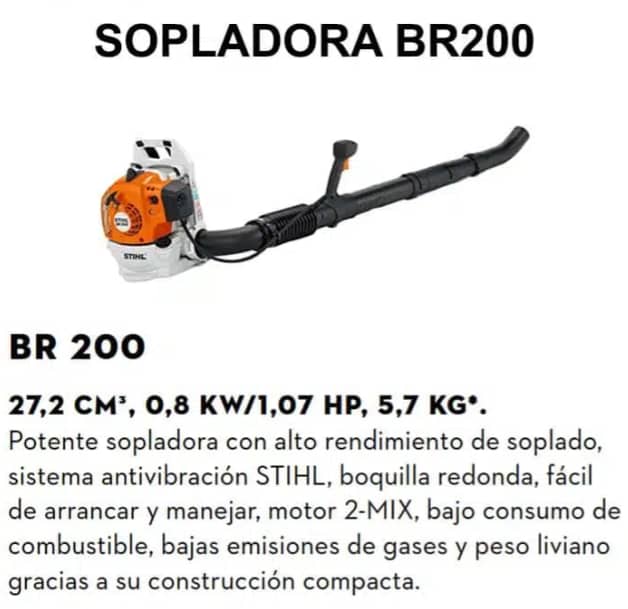 Sopladora de Espalda BR200 - STIHL