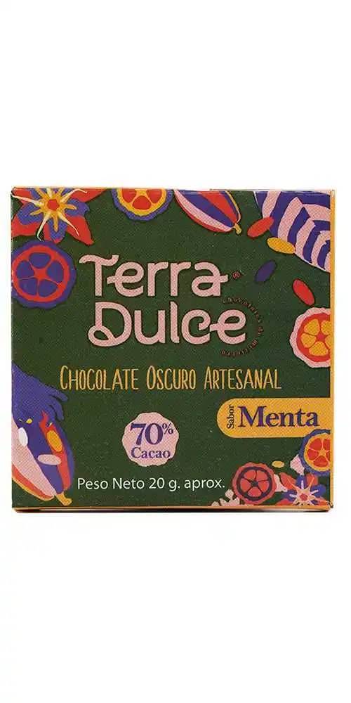 Barra de Chocolate 70% cacao (menta)