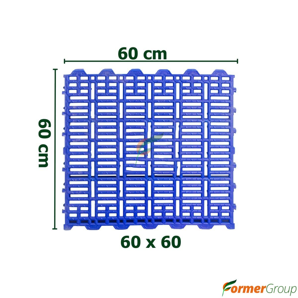 Estiba Plástica 60x60 Cerdos Antideslizante