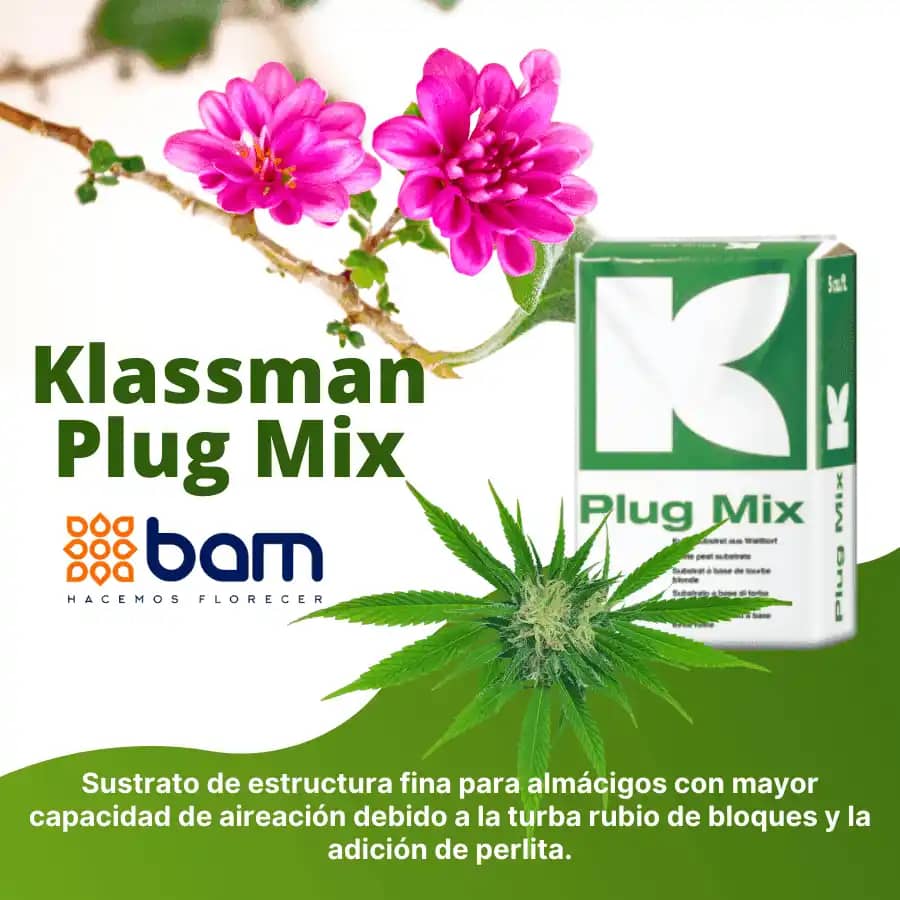 Sustrato Klassman Plug Mix BAM - Paca 200 Lt