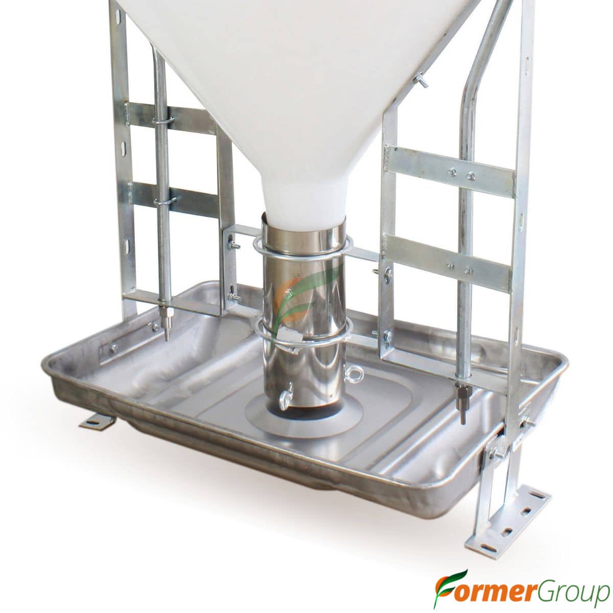 Comedero Automático para Cerdos Tolva 80Lts Seca/Húmeda
