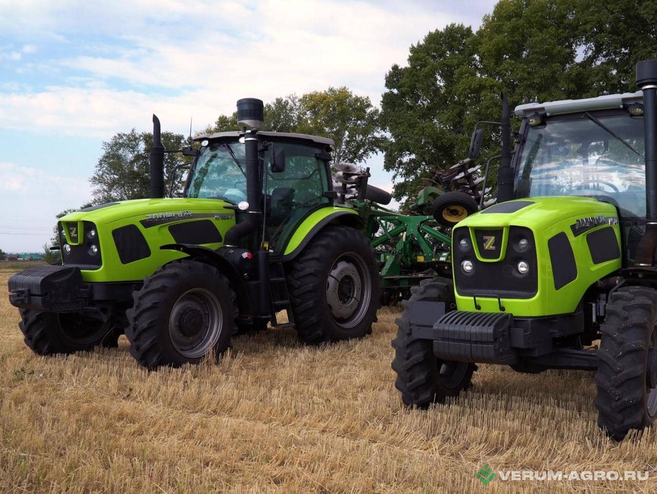 Tractor ZOOMLION RS 1304/1604: motor turbo diésel de 130–160 HP