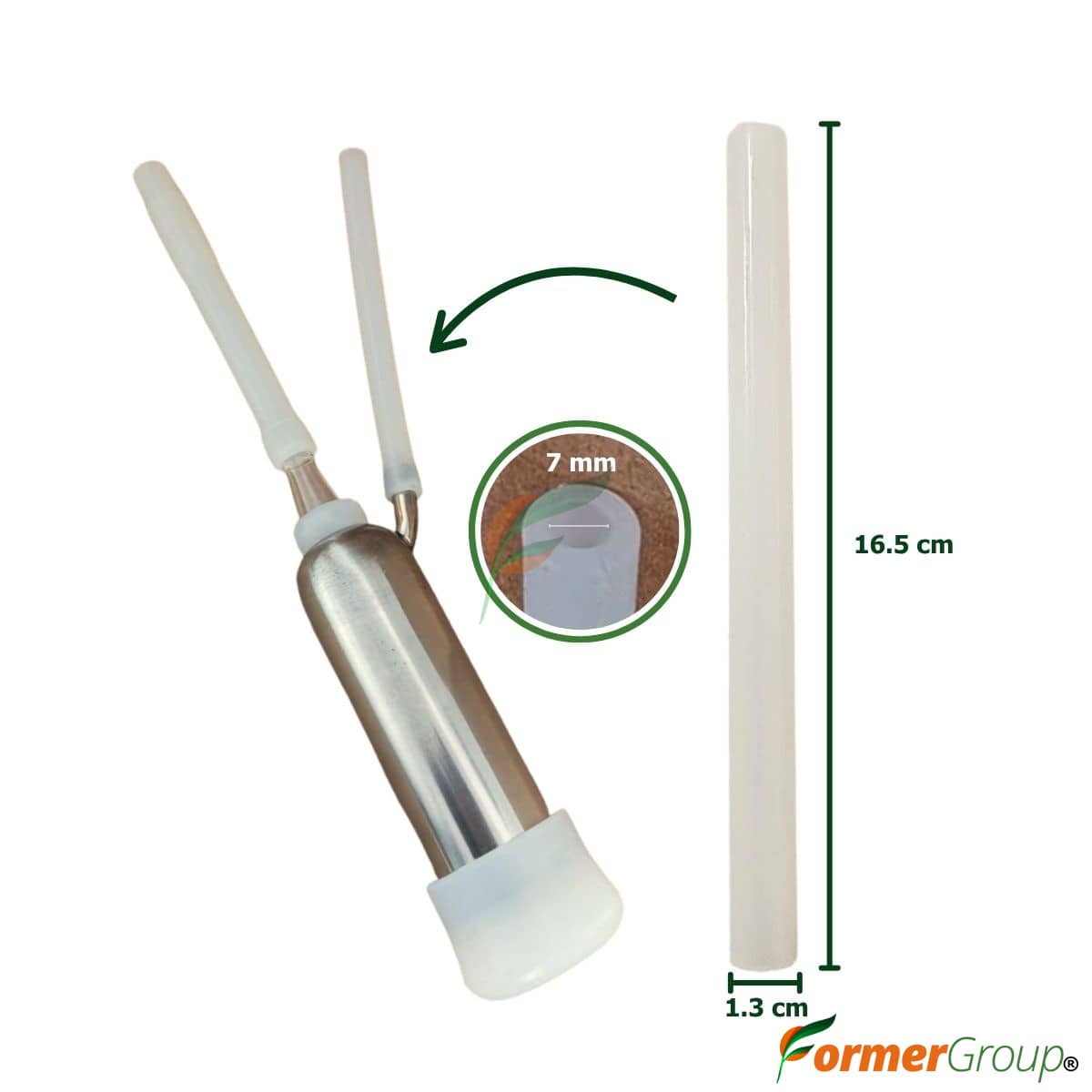 Tubos de Aire para Máquina de Ordeño a Pistón – Pack de 4 Unidades
