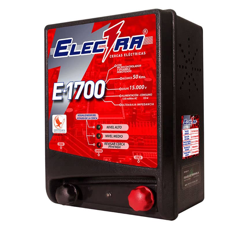 Impulsor Electra E-1700 Plus 110V | Cerca Eléctrica 50 Km