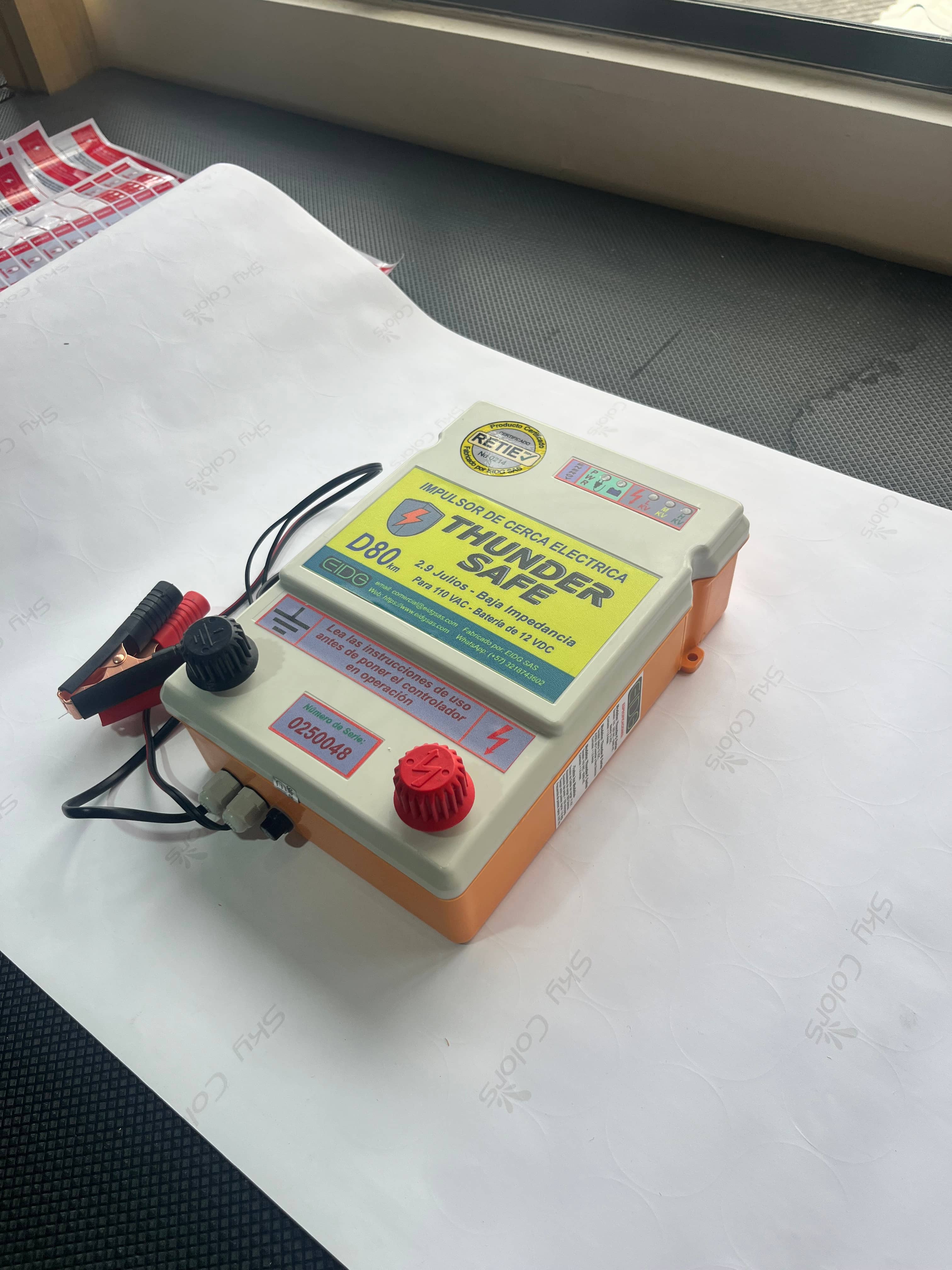 Impulsor de Cerca Eléctrica Thunder Safe D80KM