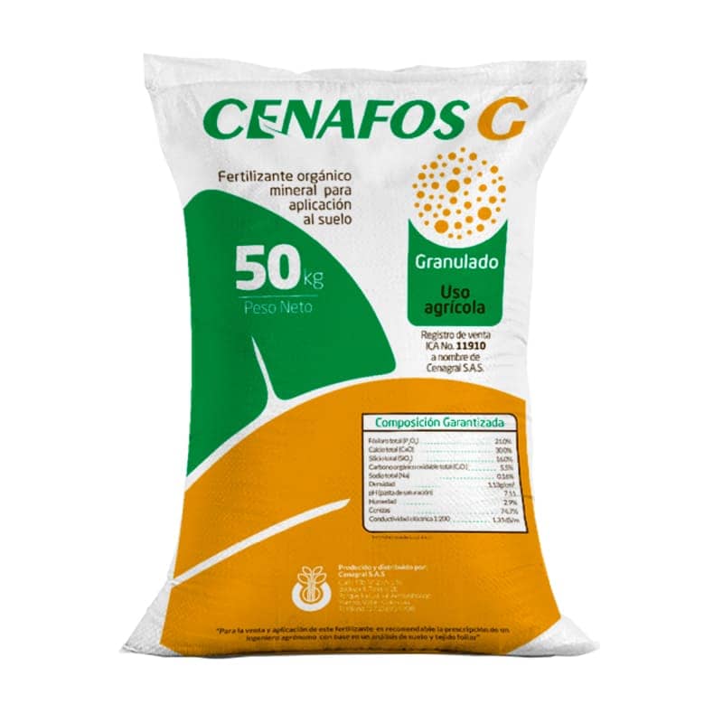 Cenafos G – Fertilizante Fosfórico para Suelos Ácidos