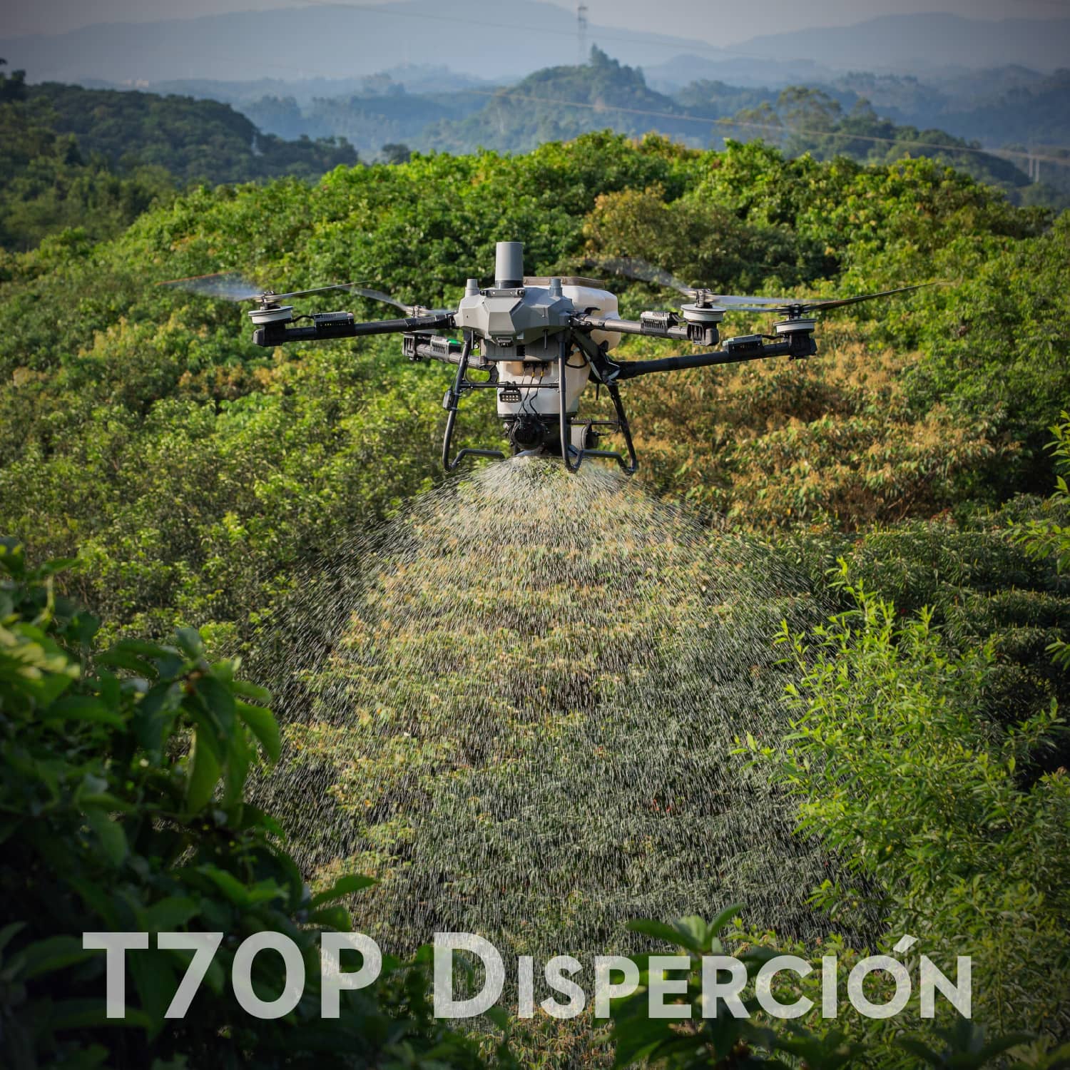 Dron agrícola DJI AGRAS T70P de alto rendimiento