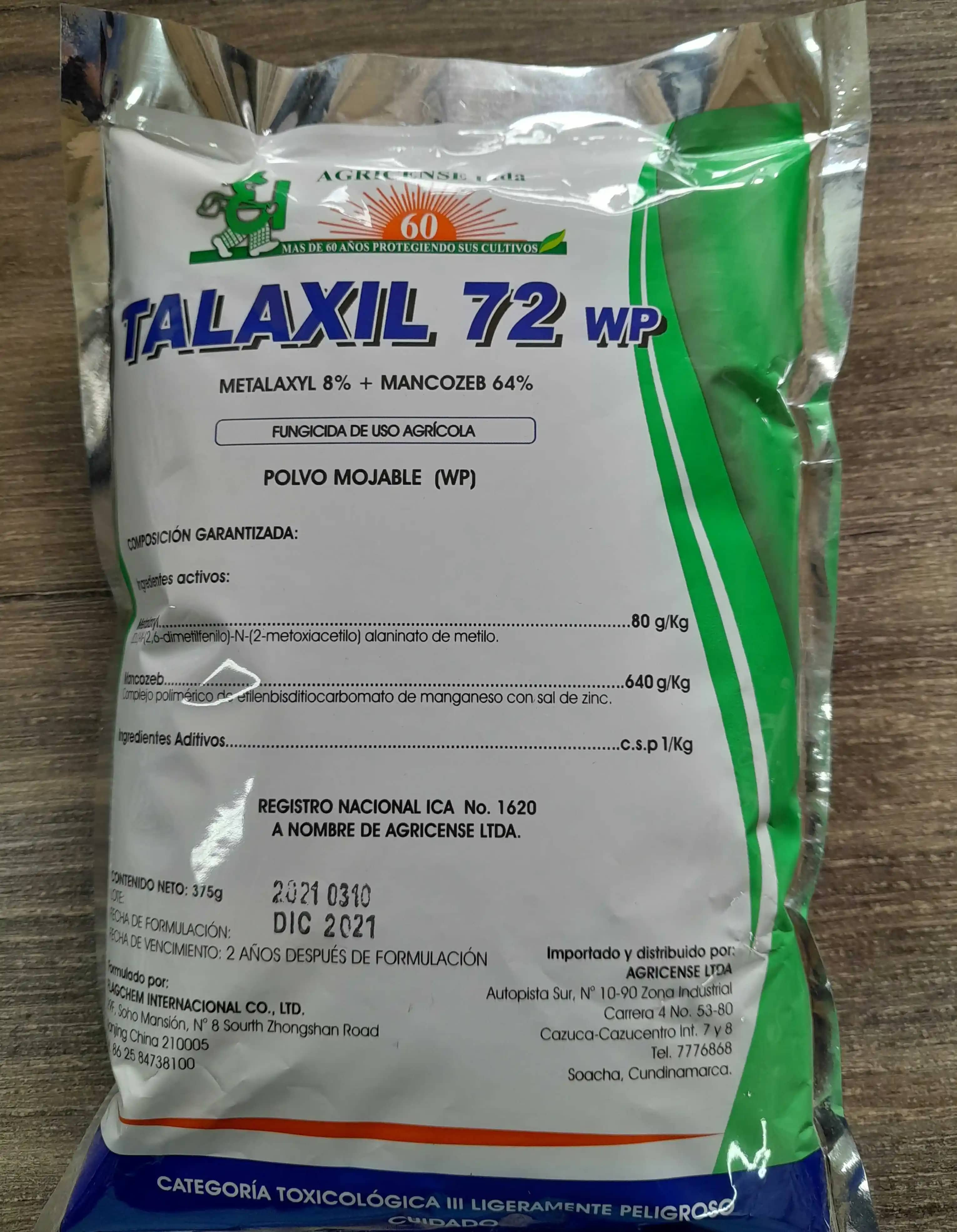 Talaxil 72 WP Fungicida protección curativo