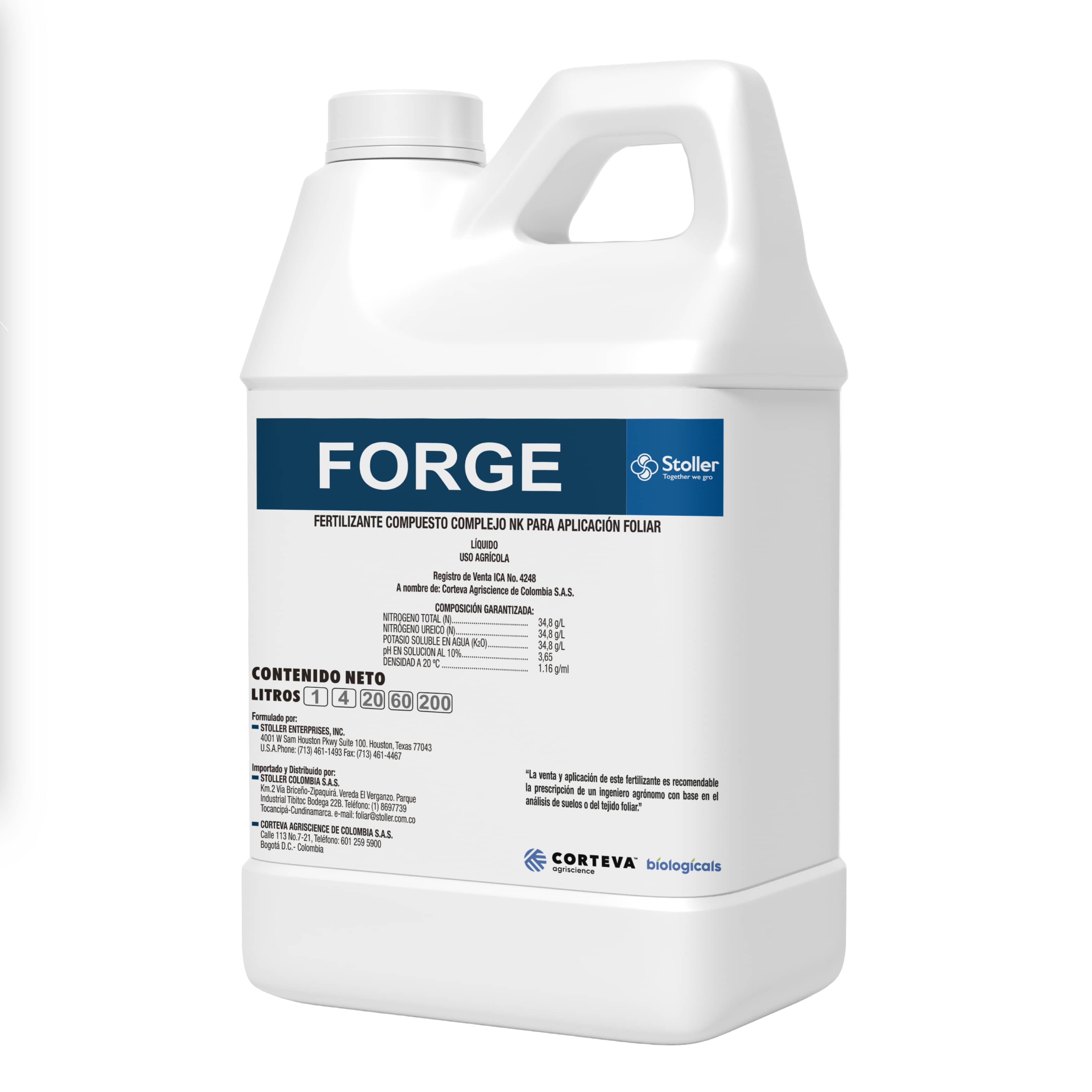 Forge Fertilizante Foliar Antioxidante NPK 34,8-34,8