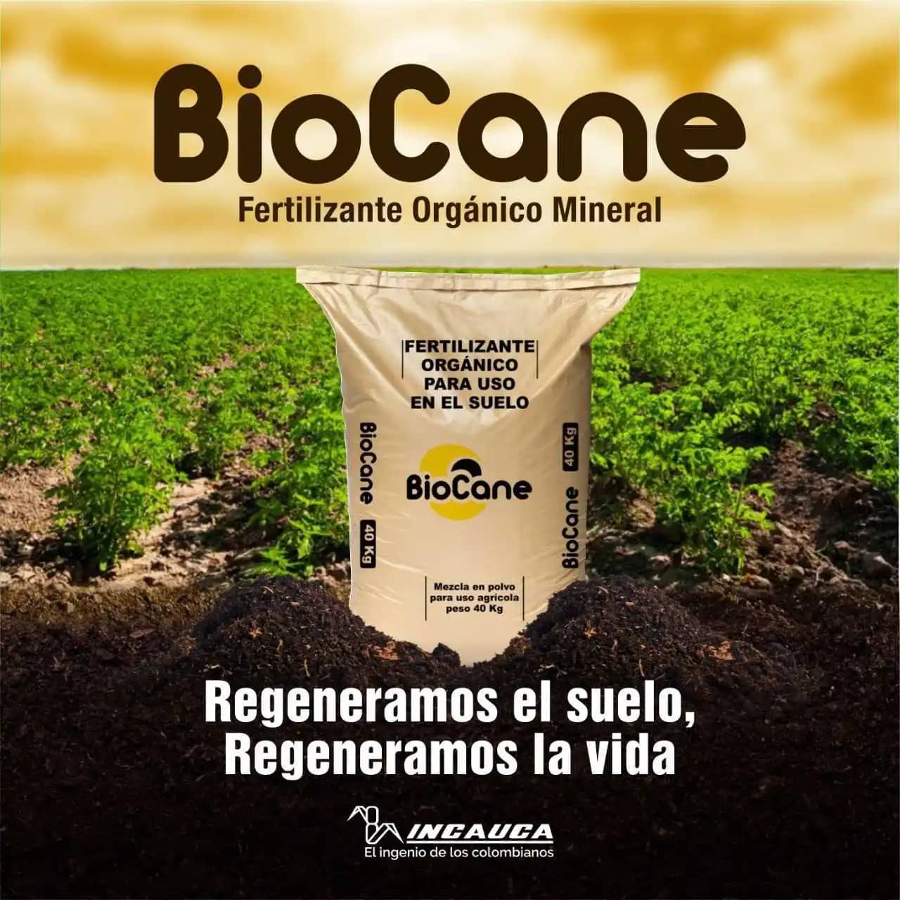 Fertilizante orgánico mineral Biocane