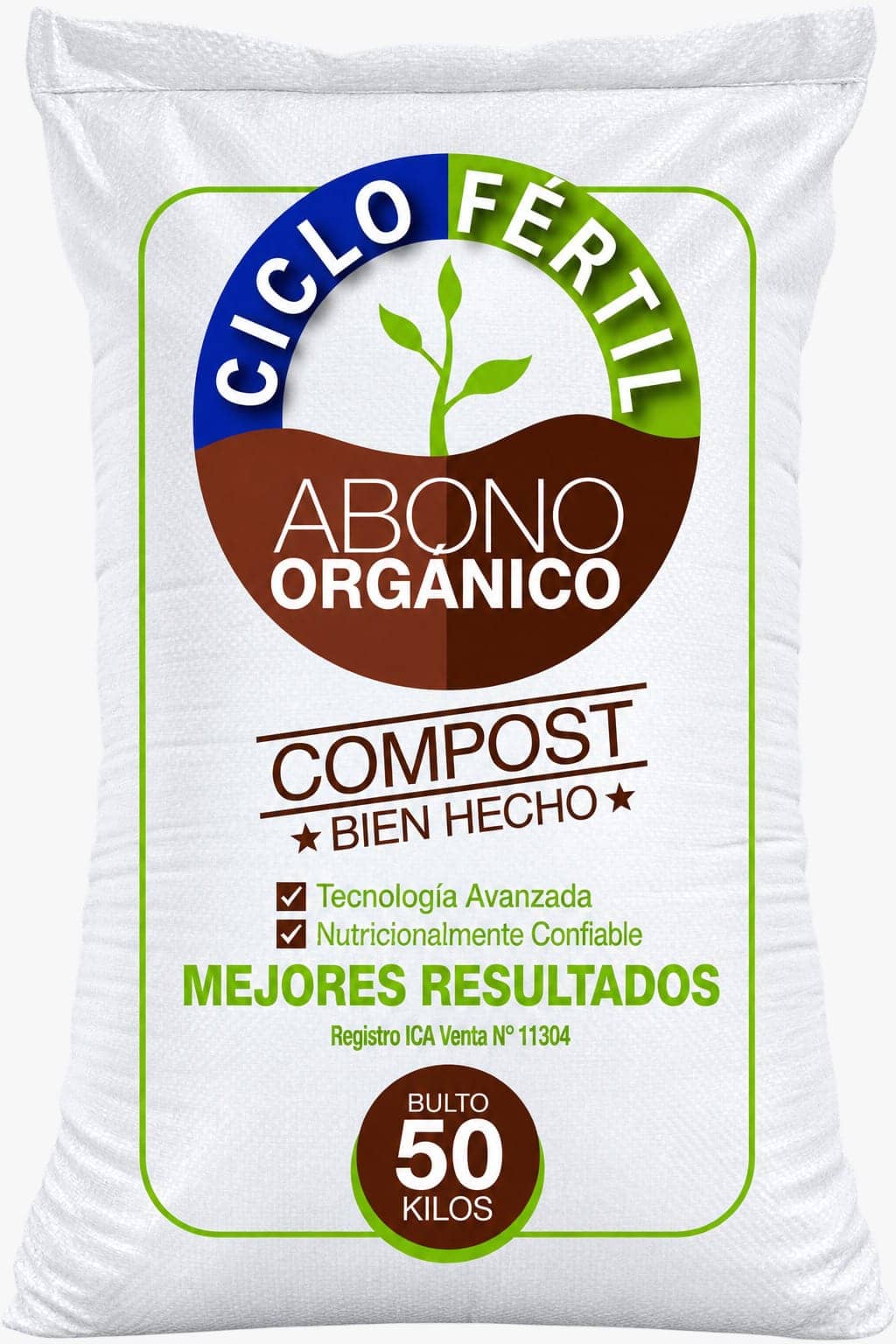 Abono Orgánico Ciclofertil Bio-Ciclo para Suelo en Cultivos
