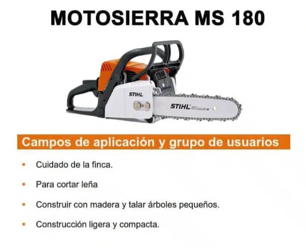 Motosierra MS180 - STIHL