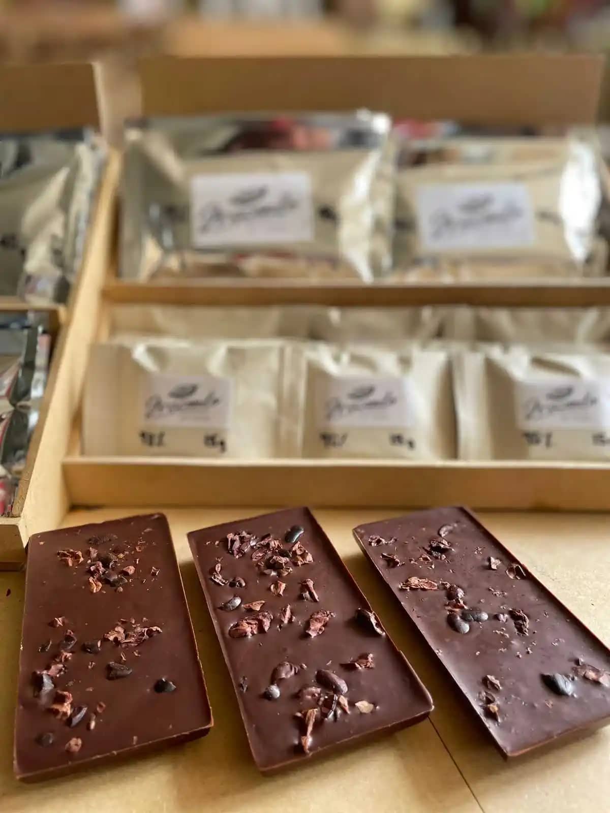 Barra de chocolate al  80% Cacao
