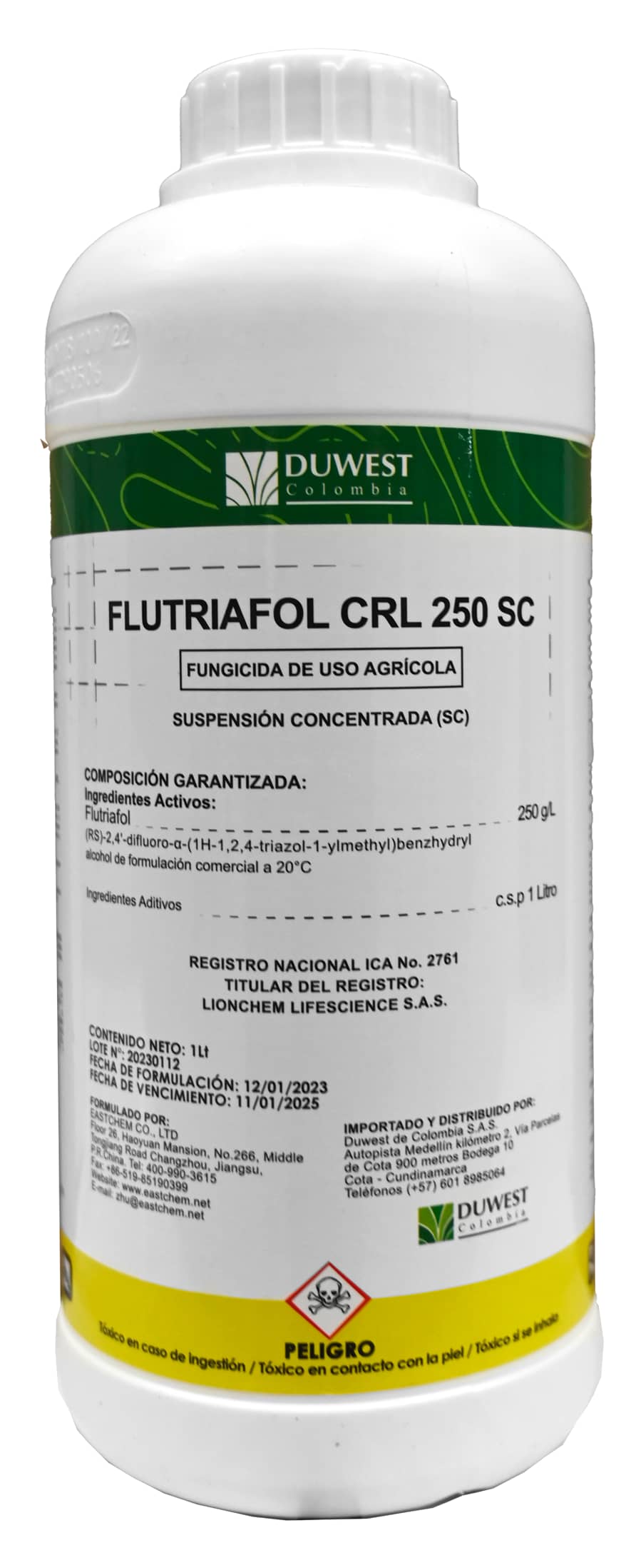 Fungicida Flutriafol CRL 250 SC x 1 Lt
