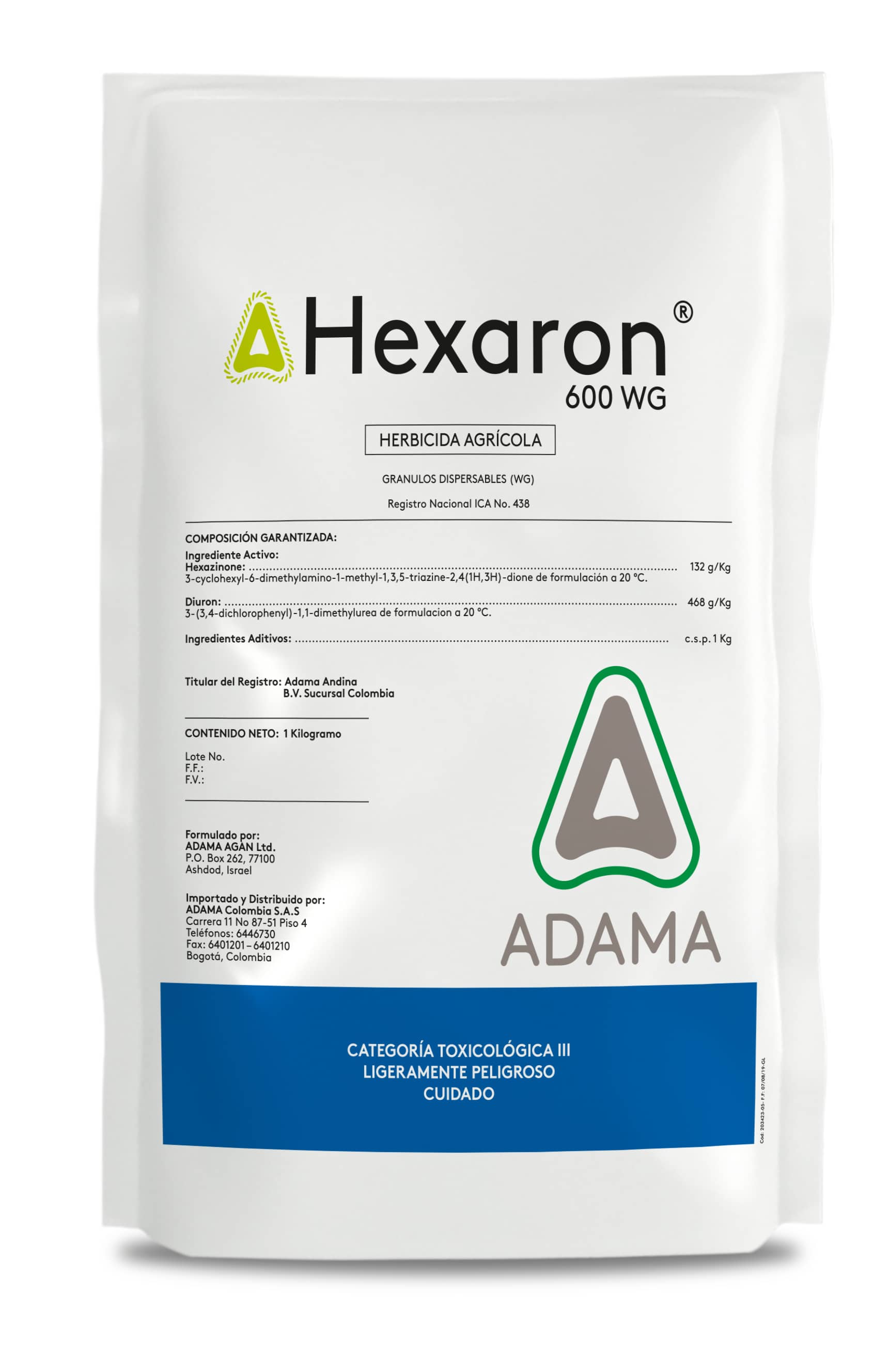 Herbicida Hexaron® 600 x 1 Kg - Adama