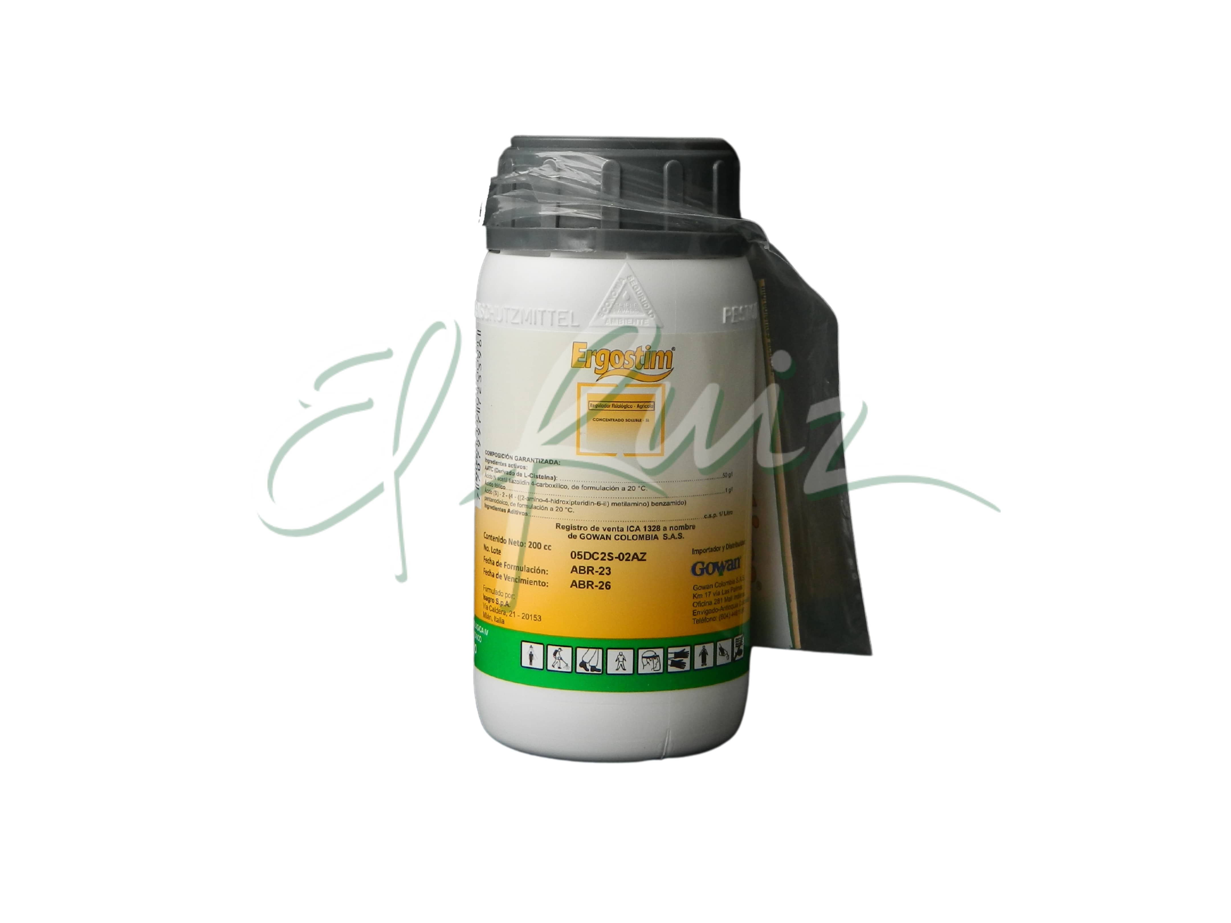 Regulador fisiológico Ergostim x 200 CC - Gowan