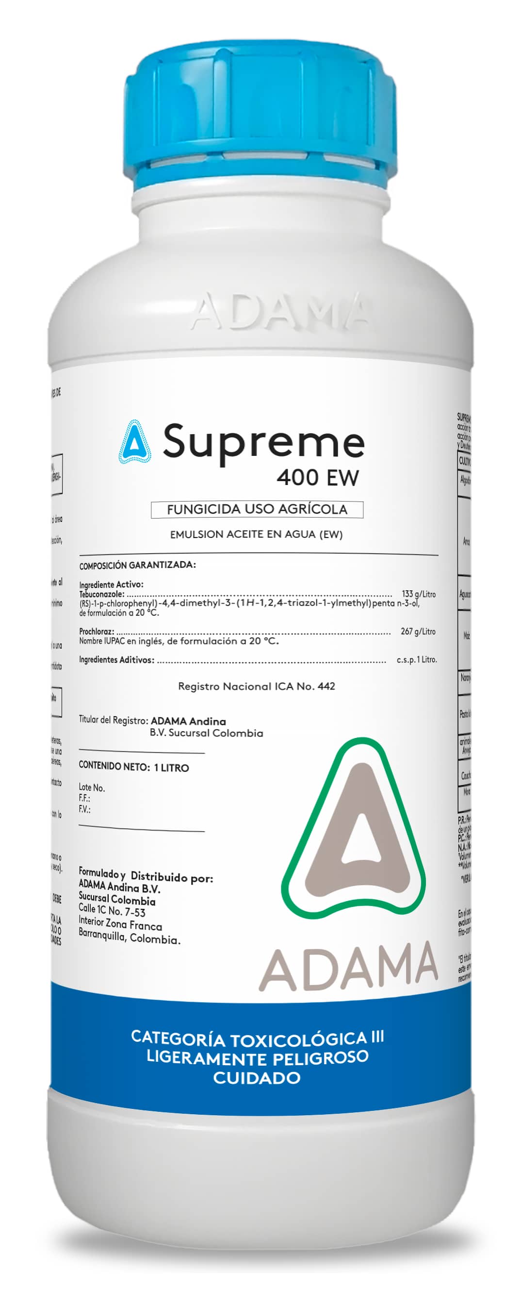 Fungicida Supreme 400 EW x 1 Lt - Adama