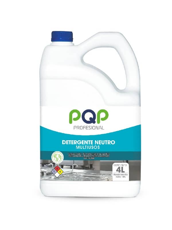 Det PQP Neutro 4L – Limpiador suave para superficies delicadas