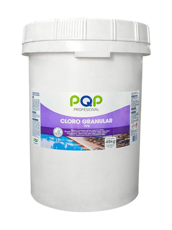 Hipoclorito de Calcio 70% 40kg | Desinfección de Agua