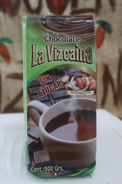 Chocolate de mesa en barra 100 % cacao x 500 Gr