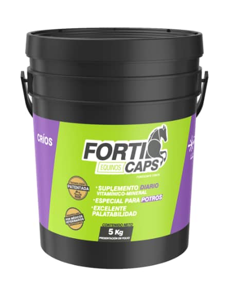 Suplemento para Equinos Forticaps - Críos x 5kg