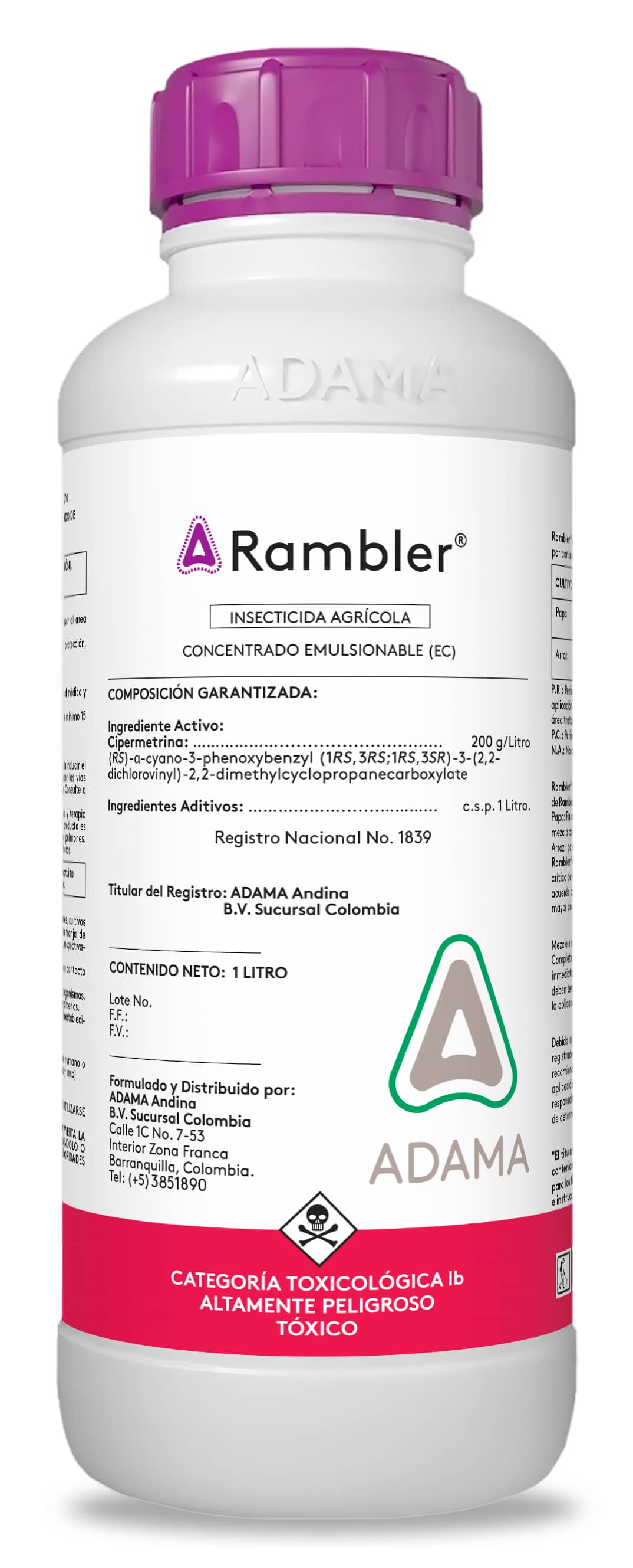 Insecticida Rambler® x 1 Lt - Adama
