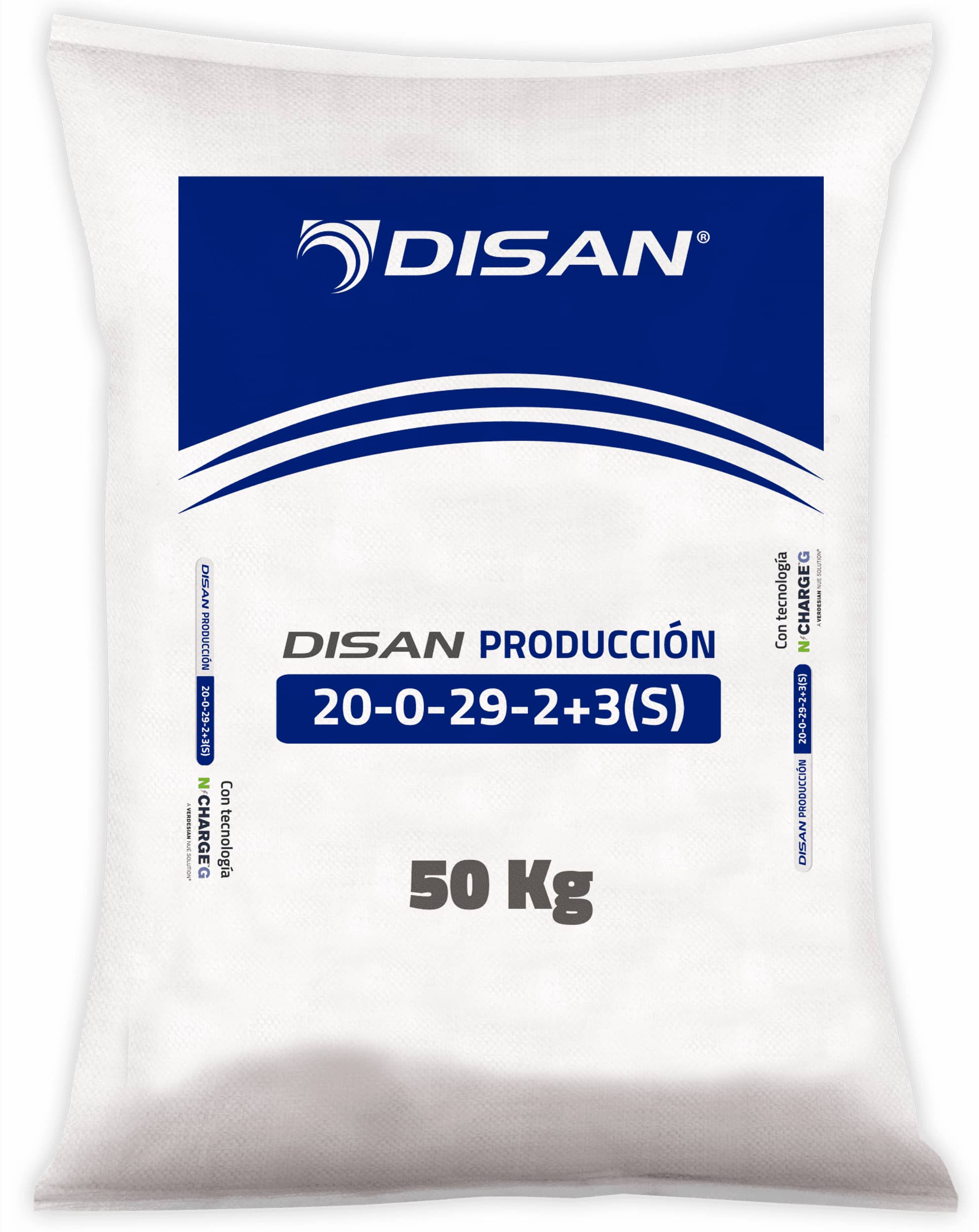 Fertilizante Disan Producción 20-0-29-2-3 x 50 Kg