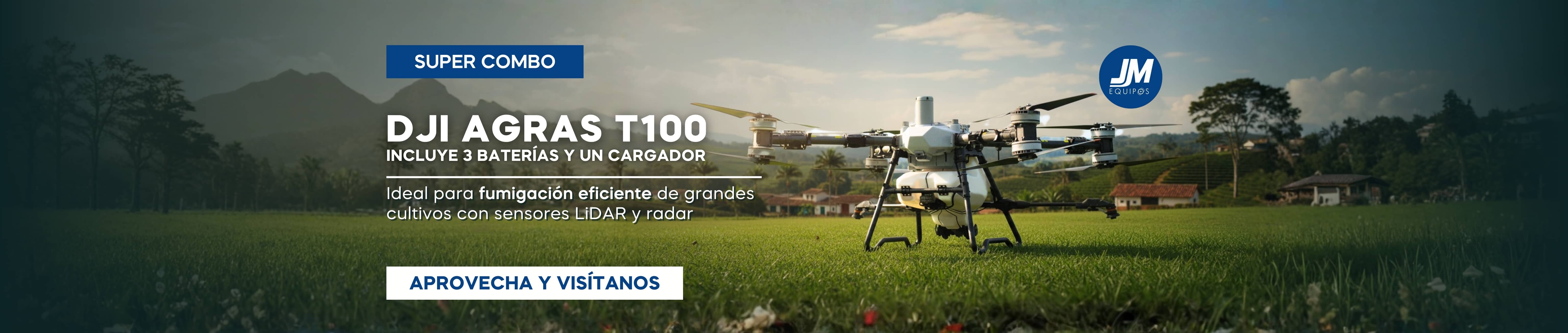 Combo Drón DJI AGRAS T100 - JM Equipos - Territorio Aguacate
