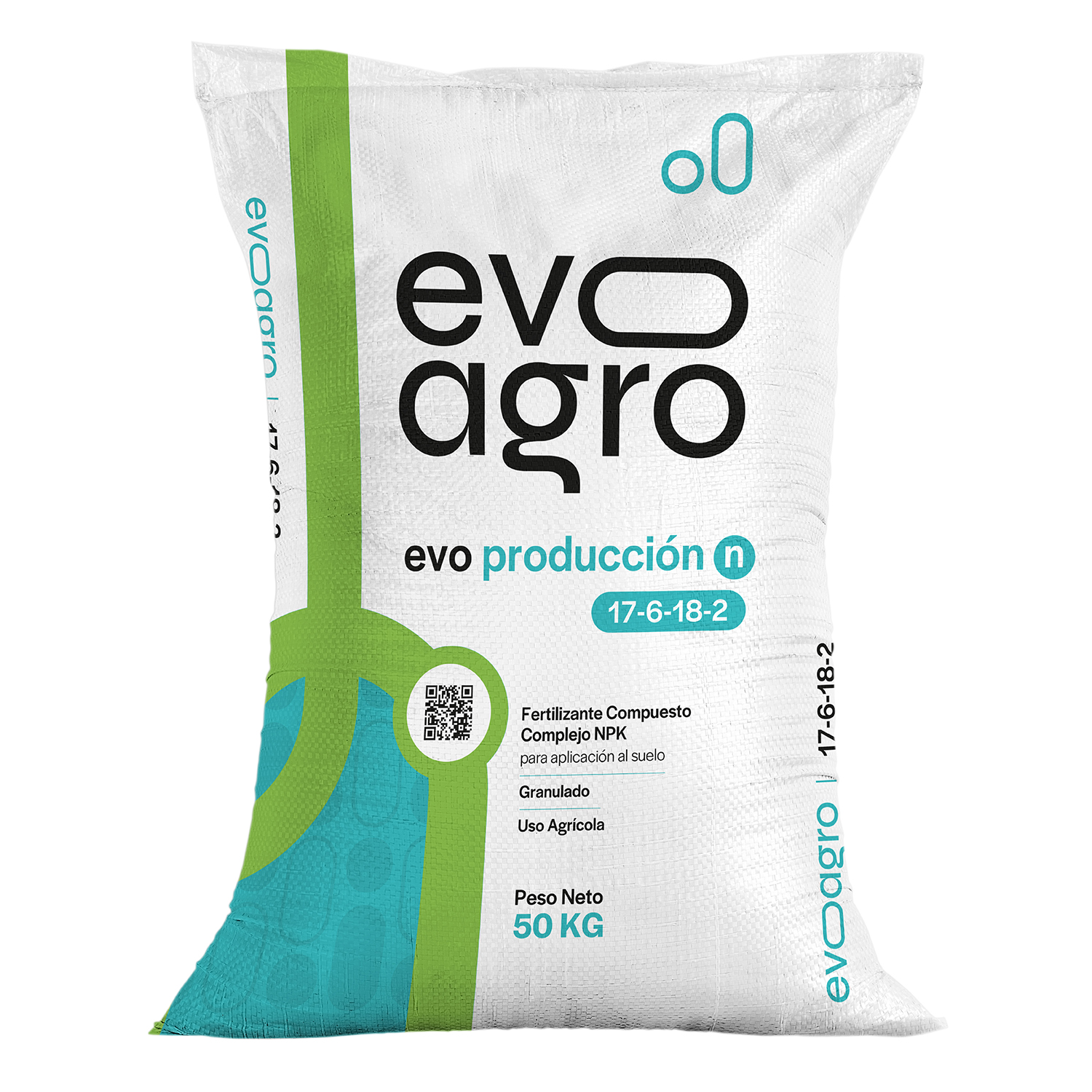 Fertilizante Evo Producción 17-6-18-2 x 50 Kg