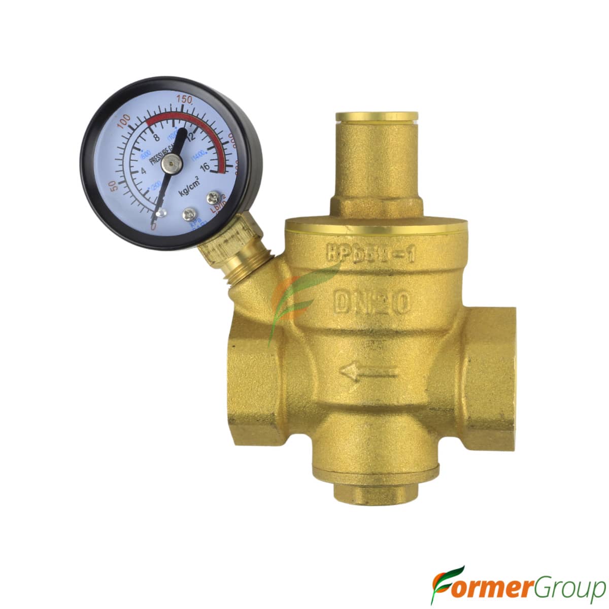 Regulador Reductor De Presion De Agua Ajustable 3/4