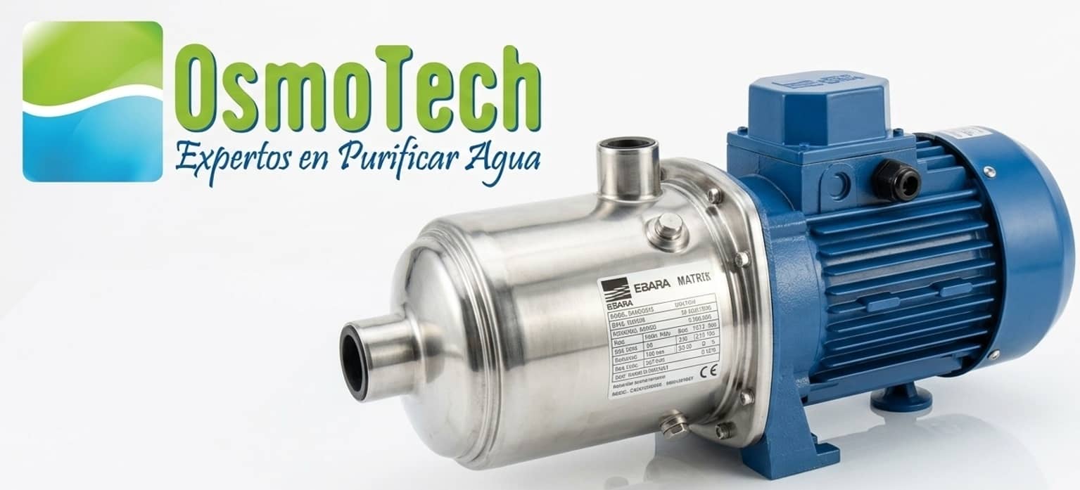 Bomba multietapa horizontal en acero inoxidable para riego