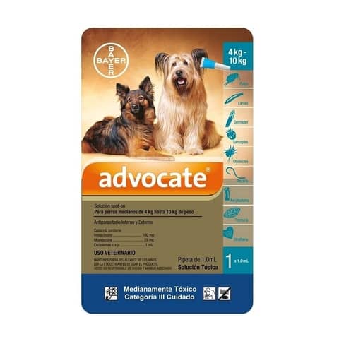 Antiparasitario Advocate (perros) x 1,0 Ml - Elanco