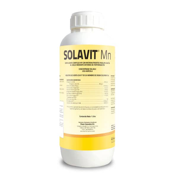 Fertilizante Foliar Solavit Mn - Nutrición con Manganeso para Cultivos