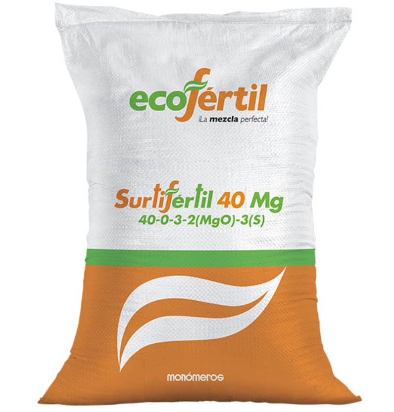 Fertilizante Surtifértil 40-0-3-2 x 50 kg